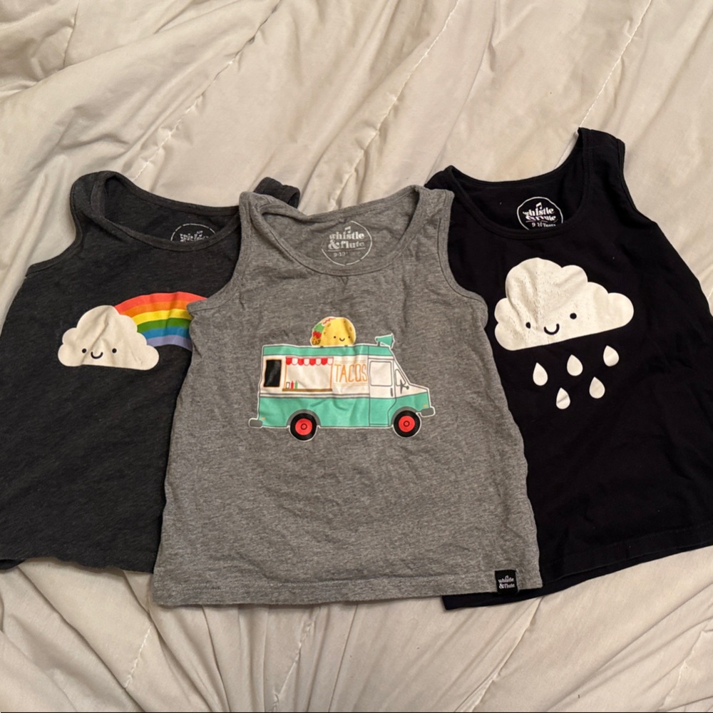 Whistle & Flute Kids Tank Tops with Fun Graphics